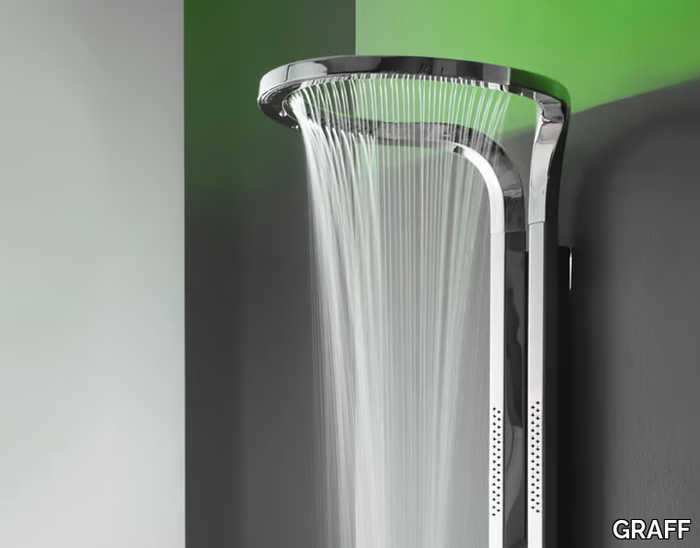 AMETIS - LED shower panel with chromotherapy _ GRAFF