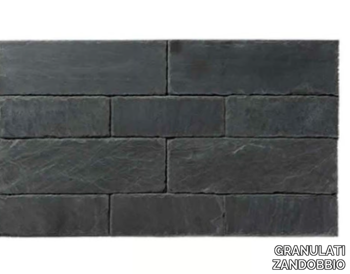 ARDESIA NERA - Outdoor slate wall tiles _ GRANULATI ZANDOBBIO