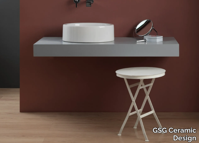 LIKE - Countertop oval washbasin _ GSG Ceramic Design