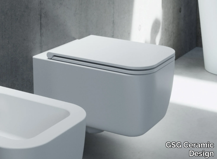 BRIO - Wall-hung ceramic toilet _ GSG Ceramic Design