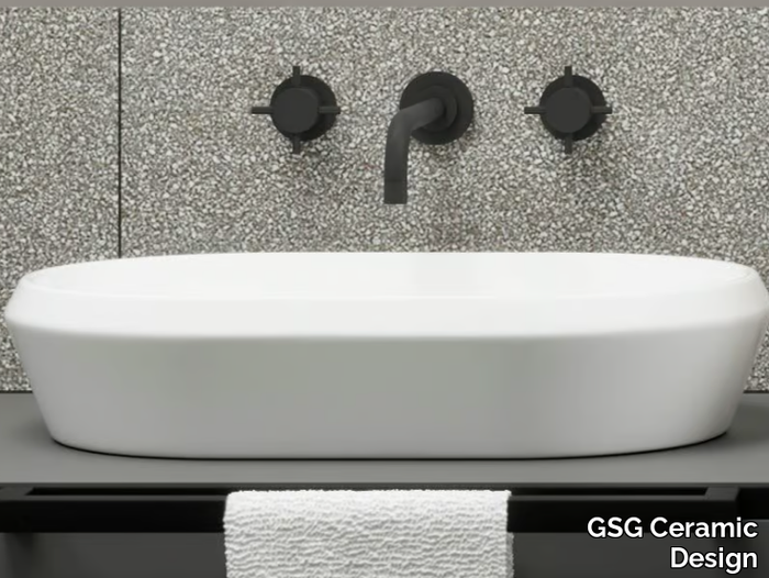 CRUISE - Countertop oval ceramic washbasin _ GSG Ceramic Design