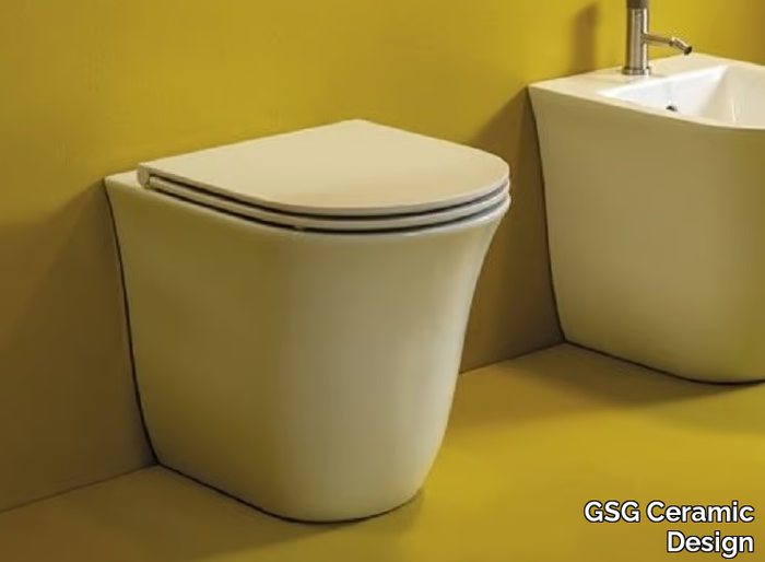 FLUT - Floor mounted ceramic toilet _ GSG Ceramic Design