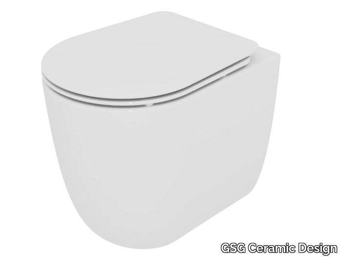 HIT - Rimless Floor mounted ceramic toilet _ GSG Ceramic Design