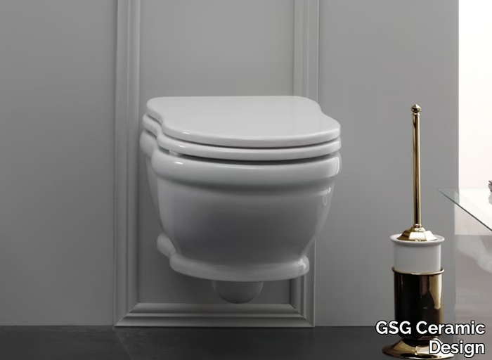 TIME - Wall-hung ceramic toilet _ GSG Ceramic Design