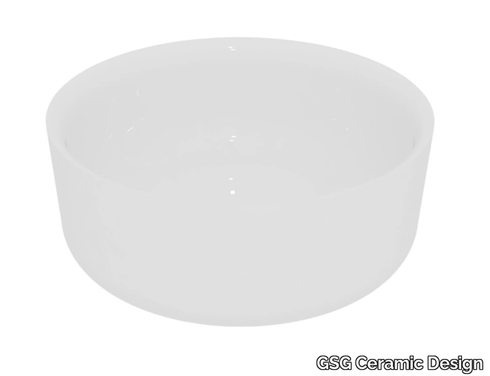 HIT - Countertop round ceramic washbasin _ GSG Ceramic Design