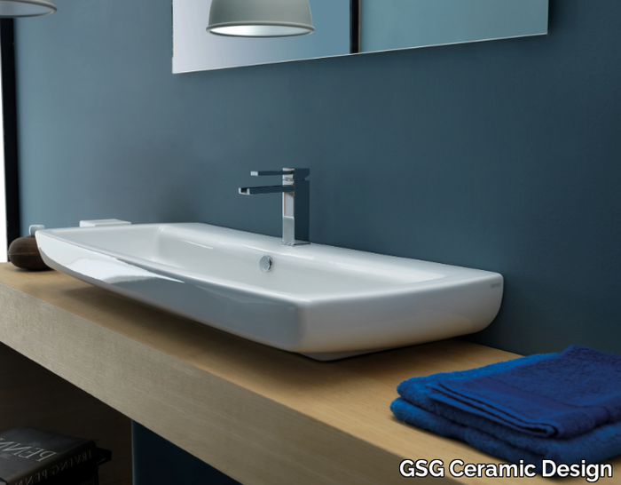 BRIO - Countertop ceramic washbasin _ GSG Ceramic Design