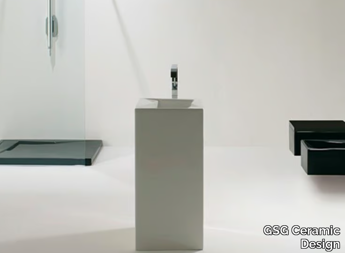 OZ - Freestanding ceramic washbasin _ GSG Ceramic Design