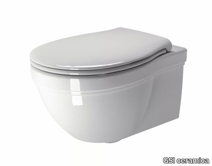 CLASSIC 55 - Wall-hung toilet _ GSI ceramica