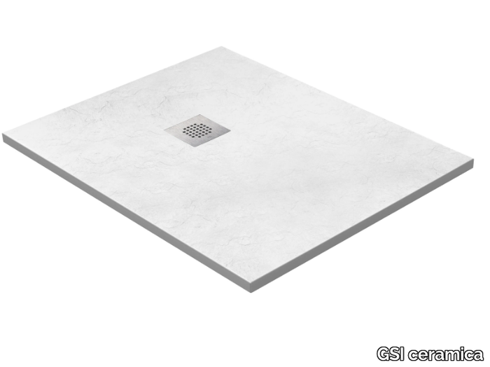 COMPSTONE 80x100 h3 - Compstone shower tray _ GSI ceramica