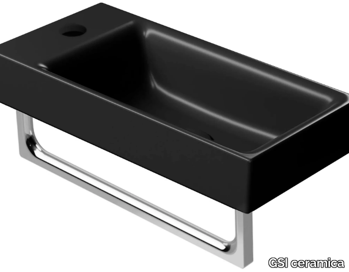 COLOR ELEMENTS 50X25 - Ceramic handrinse basin / washbasin _ GSI ceramica