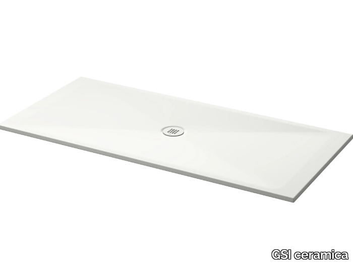 H2 170x80 - Ceramic shower tray _ GSI ceramica