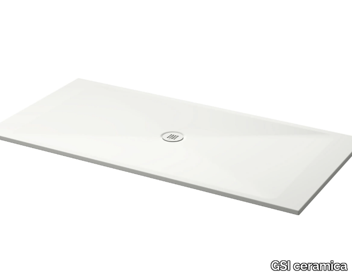 H2 180x90 - Ceramic shower tray _ GSI ceramica