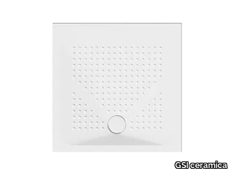 H4 90x90 - Ceramic shower tray _ GSI ceramica