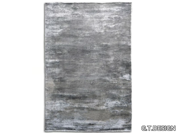 KAMA ARGENTO VERO 200x300 cm - Handmade viscose rug _ G.T.DESIGN