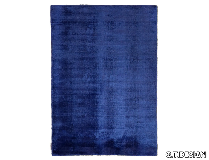 KAMA BLU PROFONDO 200x300 cm - Handmade viscose rug _ G.T.DESIGN