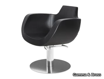 AUREOLE SUPERSILVER BLACK - Hairdresser chair _ Gamma & Bross