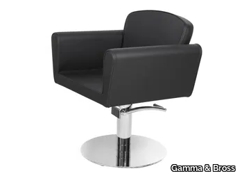 BLUESCHAIR SUPERSILVER BLACK - Hairdresser chair _ Gamma & Bross