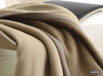 FINE BLANKETS - Camel and virgin wool blanket _ Gabel