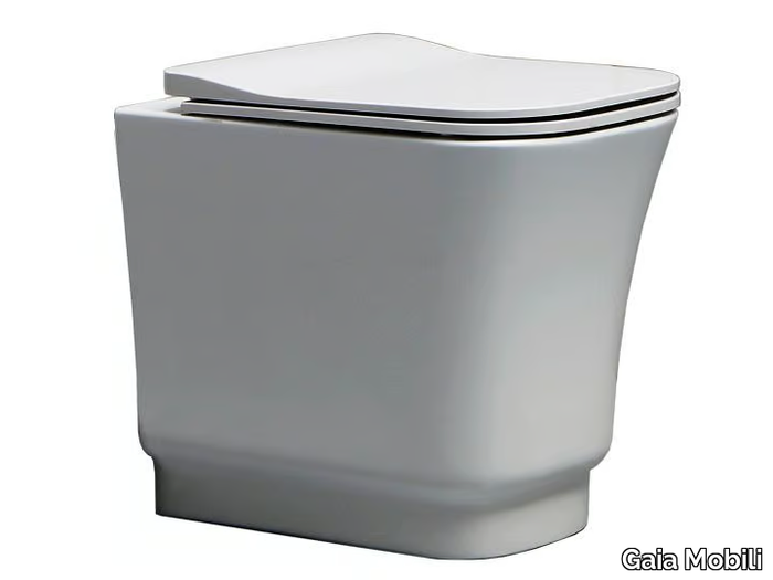 OSAKA - Back to wall rimless ceramic toilet _ Gaia Mobili