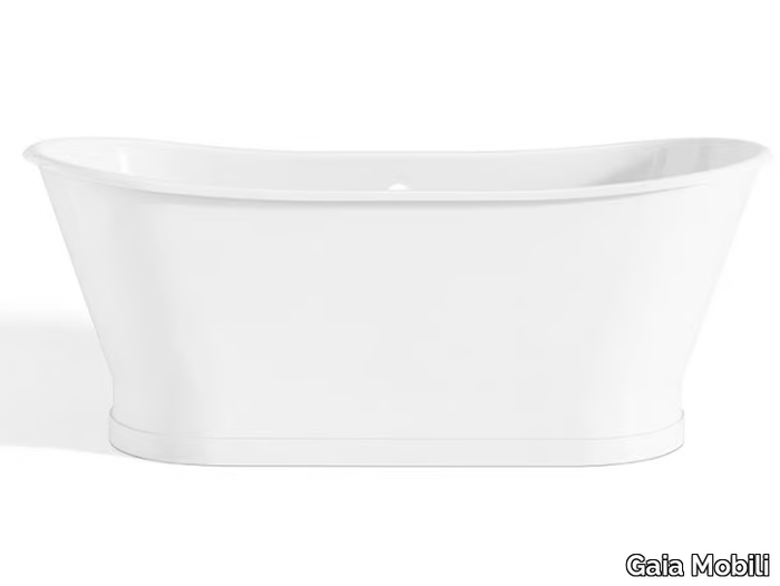 EPOQUE - Freestanding oval cast iron bathtub _ Gaia Mobili