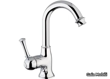 ASTON - Countertop single handle steel washbasin mixer _ Gaia Mobili