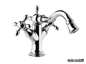 CHOPIN - 1 hole steel bidet mixer with swivel spout _ Gaia Mobili