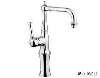 ASTON - High single handle steel washbasin mixer _ Gaia Mobili