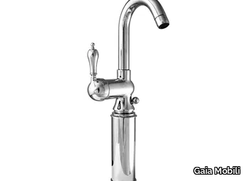 BOSTON - High countertop single handle steel washbasin mixer _ Gaia Mobili