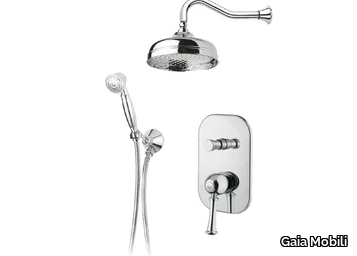 ASTON - Recessed steel shower set with hand shower _ Gaia Mobili