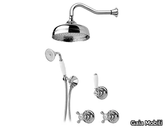 JULIA - 5 hole Recessed steel shower set with hand shower _ Gaia Mobili