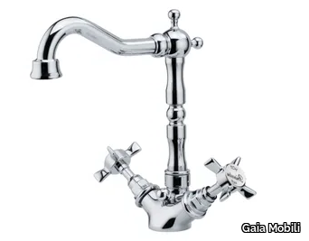 PRINCETON - Countertop 1 hole steel washbasin tap _ Gaia Mobili