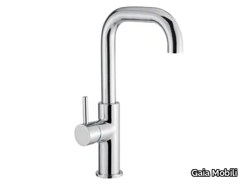 TOKYO - Countertop single handle steel washbasin tap _ Gaia Mobili