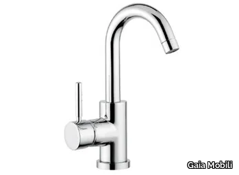 TOKYO - Countertop single handle steel washbasin tap _ Gaia Mobili