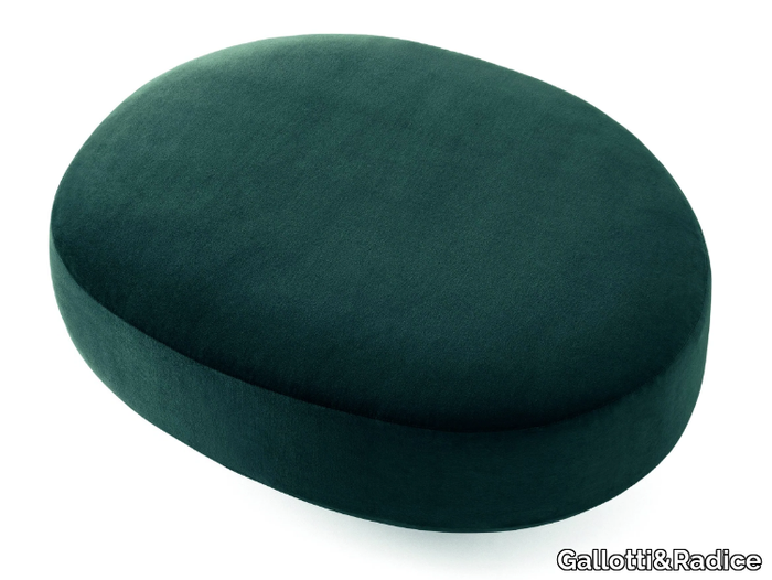 AUDREY - Upholstered round fabric pouf _ Gallotti&Radice