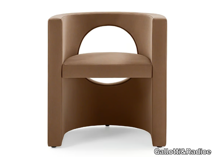 H2O - Fabric easy chair with armrests _ Gallotti&Radice