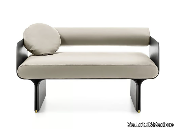 STAMI - Leather small sofa _ Gallotti&Radice