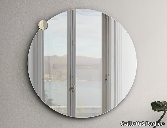 ODETTE - Round wall-mounted mirror _ Gallotti&Radice