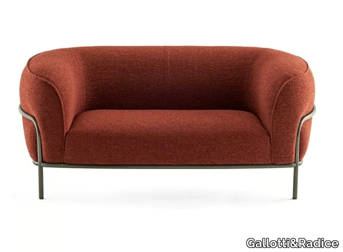 SOPHIE - 2 seater fabric sofa with removable cover _ Gallotti&Radice