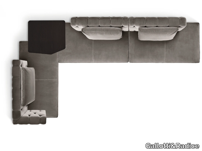 FIONA - Tufted modular fabric sofa _ Gallotti&Radice