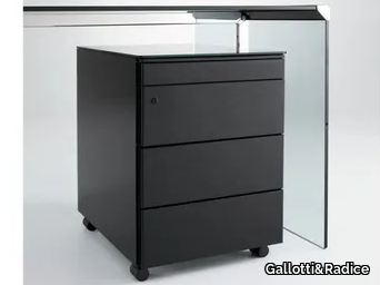 TECHNA 13 - Metal office drawer unit with castors _ Gallotti&Radice