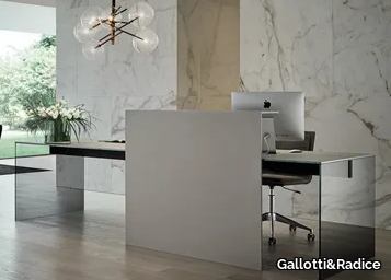 AIR DESK MODESTY - Crystal reception desk _ Gallotti&Radice