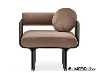 STAMI LOUNGE - Armchair with removable cover _ Gallotti&Radice