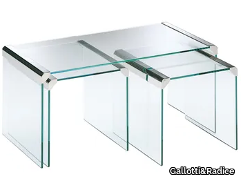 T35R - Crystal coffee table for living room _ Gallotti&Radice