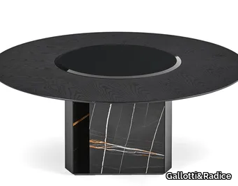 PLATIUM ROUND - Round ash living room table _ Gallotti&Radice