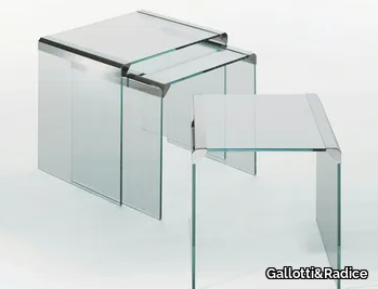 T 35 TRIO - Stackable crystal coffee table _ Gallotti&Radice