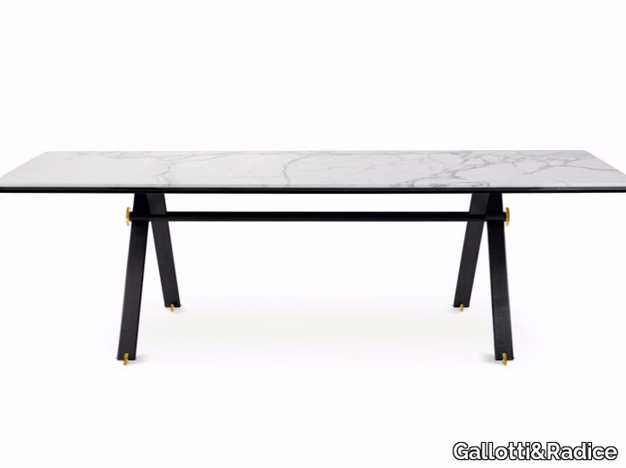 MAAT - Rectangular marble table _ Gallotti&Radice