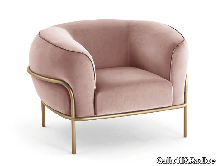 SOPHIE - Fabric armchair with removable cover _ Gallotti&Radice