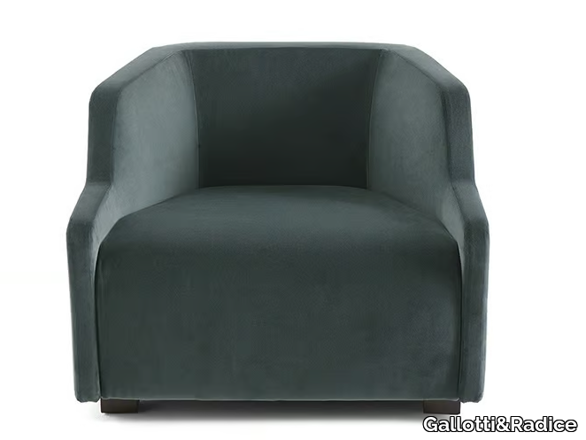 FIRST - Upholstered fabric armchair with armrests _ Gallotti&Radice