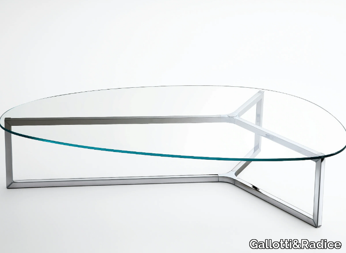 RAJ 3 - Low oval coffee table _ Gallotti&Radice