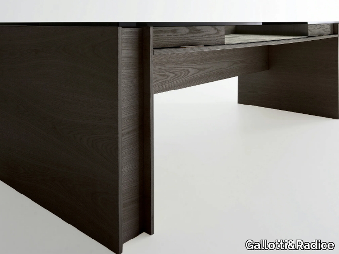 MILANO - Ash executive desk with drawers _ Gallotti&Radice